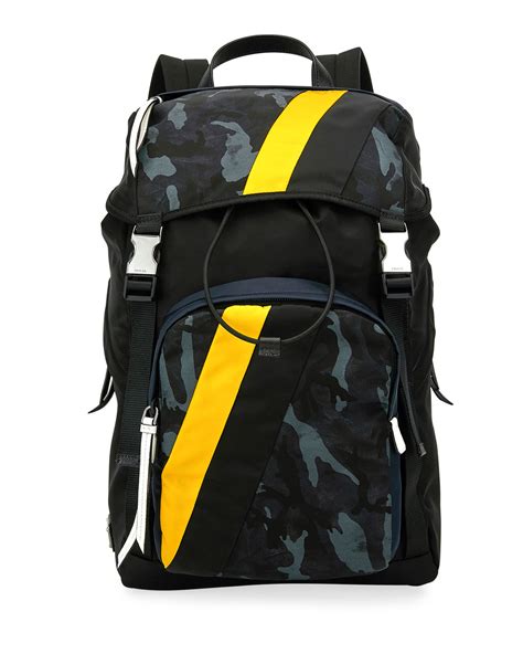 prada mens camo bag|Prada backpacks men's.